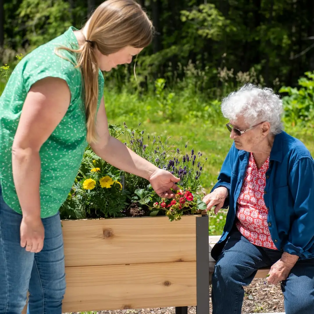 Elevated Cedar Raised Garden Bed 2' x 8', Customized