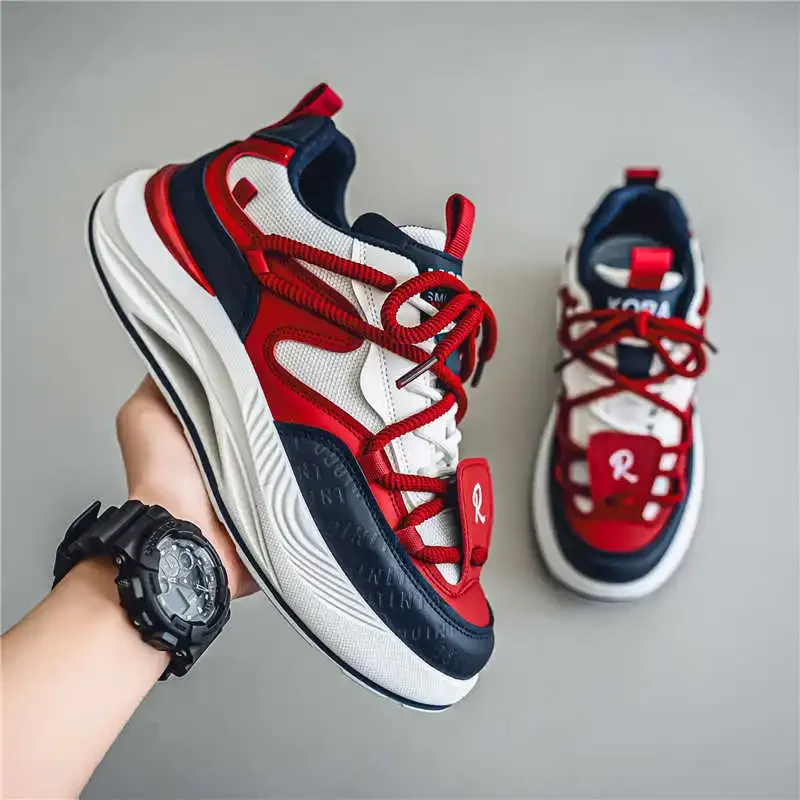 Talon plat Ete élégant bleu chaussures pour hommes talons homme formateur blanc chaussures habillées hommes baskets Sport usage spécial nouvelle Collection