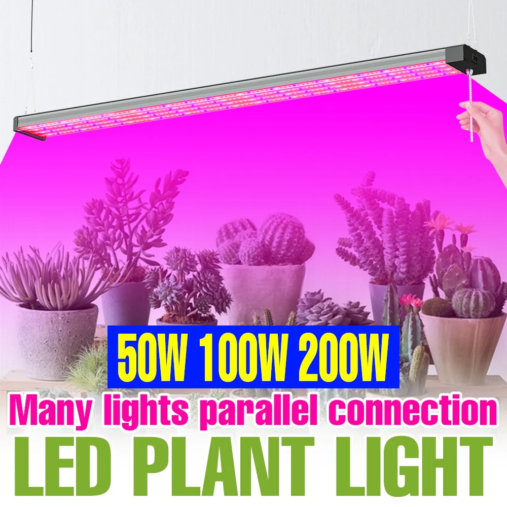 

Светодиодная лампа для растений 200 Вт, полный спектр, с УФ/ИК, выдвижной выключатель, для теплиц, гидропоники, выращивания рассады в помещении, дополнительное освещение