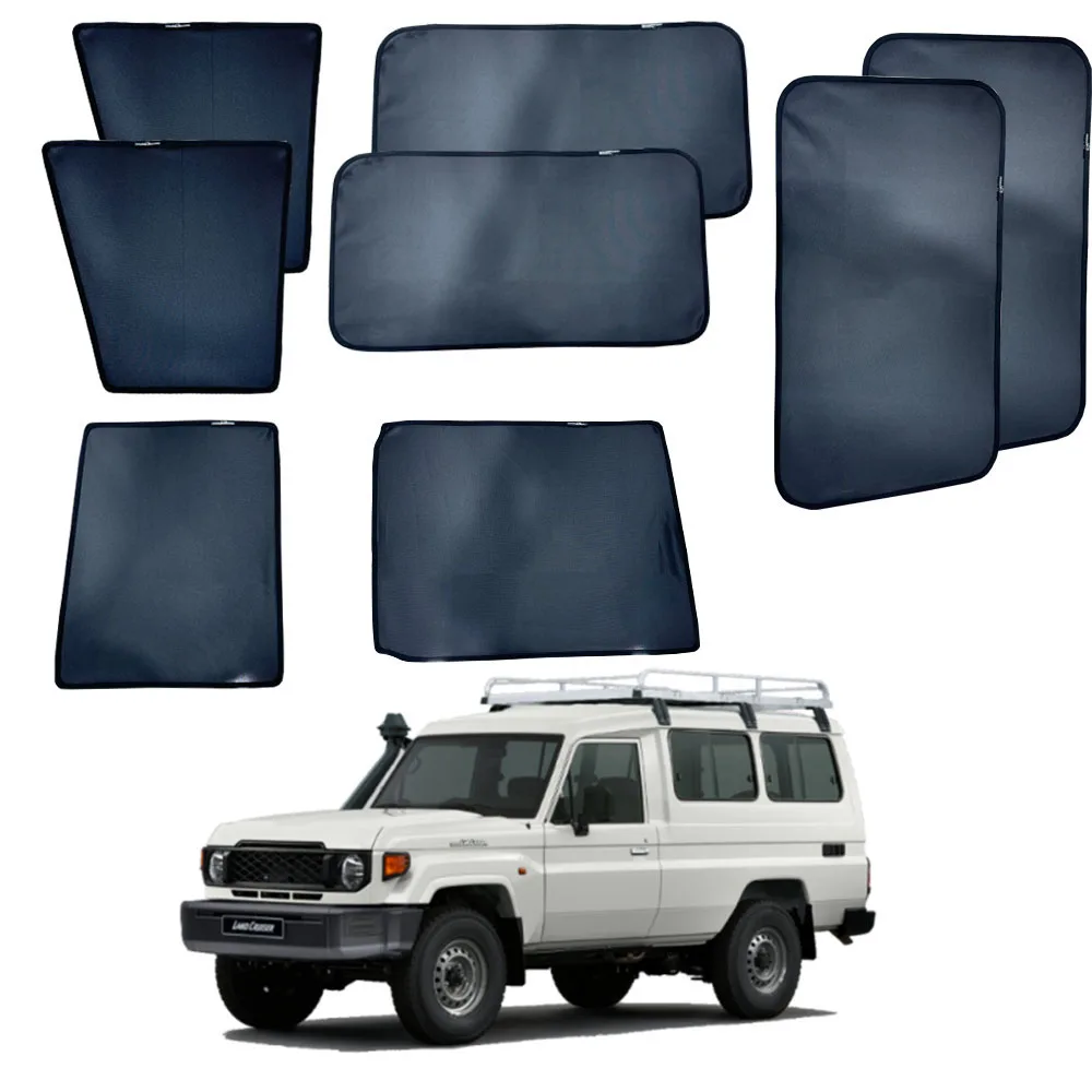 Magnetic Window Sun Shade UV Protection for Toyota Land Cruiser 78 J78 LC78 Accessories