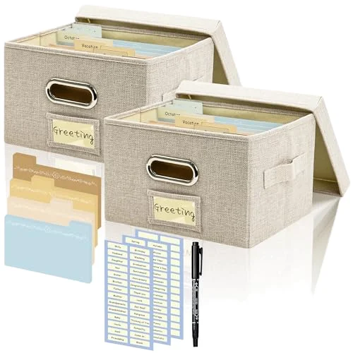 4 Compartment Rectangular Cardboard Clothing Organizer Storage for Pants and Clothing 42x30x17cm Cloud White RUS009W03
