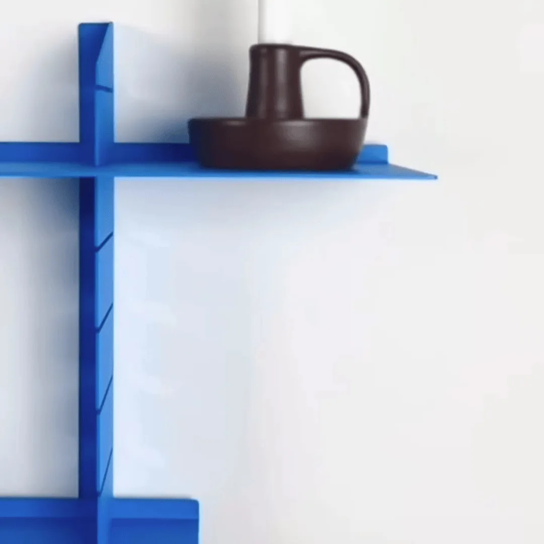 PYH wall rack is practical and movable, left and right can be freely adjusted, easy to store metal shelves