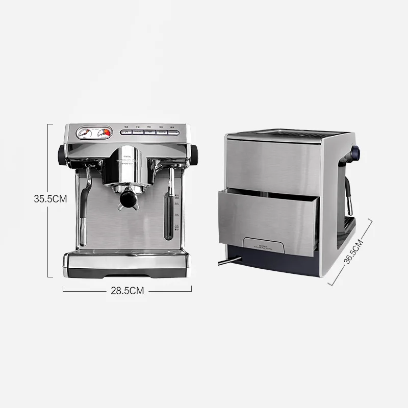 Бытовая профессиональная кофемашина Коммерческая итальянская кофеварка Полностью полуавтоматическая кофемашина