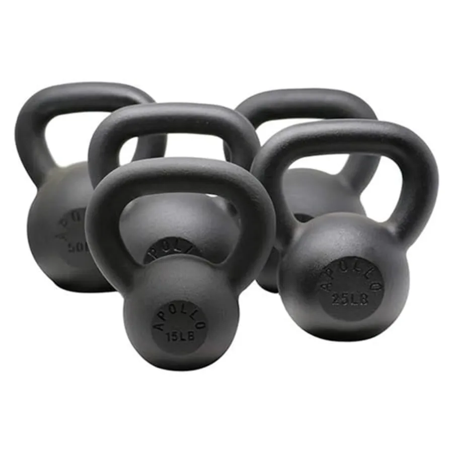 أجراس Kettlebells من الحديد الزهر الصلب سعة 30 رطل مثالية لتدريب قوة صالة الألعاب الرياضية المنزلية وبناء العضلات مع تصميم متين لفعال