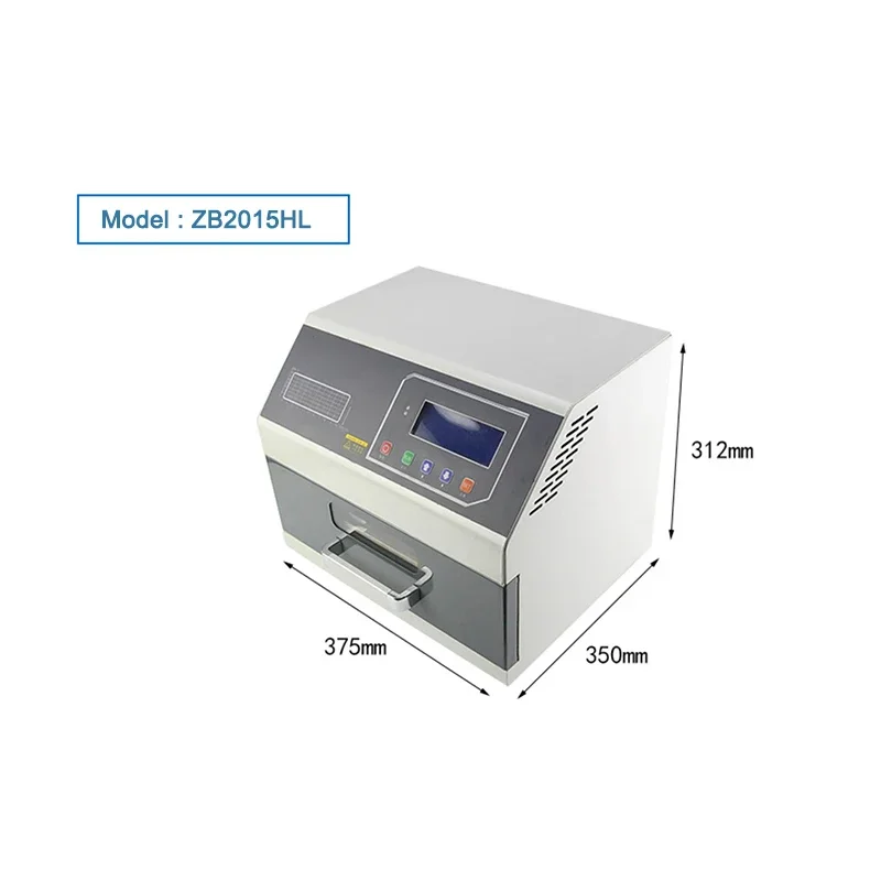 ZB2015HL-200x150 MM Desktop High Performance Precision Lead-Free Reflux Furnace Spot Welder 700 W Infrared SMT Soldering Machine