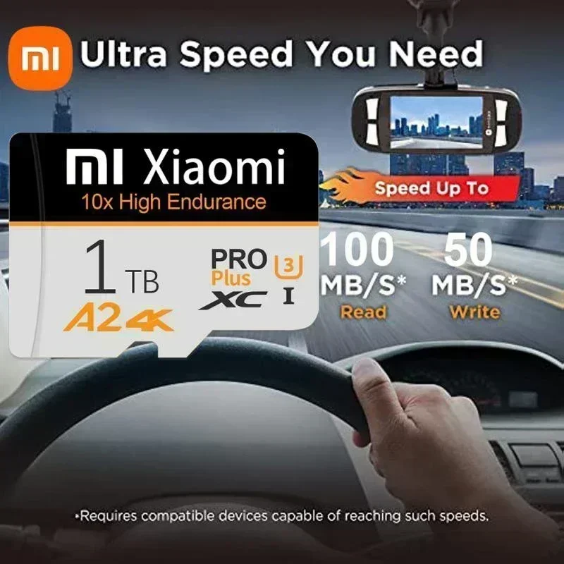 Xiaomi Original Micro SD Card 2TB High Speed Micro SD 1TB TF SD Memory Card Mobile Phone Computer Camera Flash Memory Card