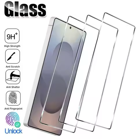 3PCS Unlock Tempered Glass For Samsung Galaxy S25 Ultra S24 Ultra S23 Plus S22 S21 S20 FE Screen Protector 9H Protective Glass