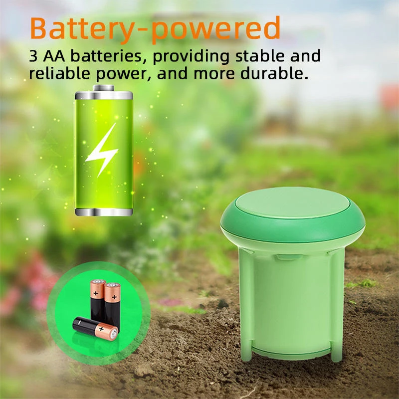 Solar-powered soil temperature and humidity sensor intelligent graffiti ZigBee 3.0 WIFI detector