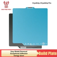 BIQU Panda Placa de construcción CryoGrip/CryoGrip Pro 257x257mm Acero de resorte Texturizado de doble cara para impresora 3D BambuLab P1P P1S A1