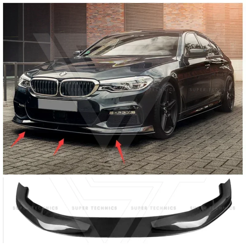 Fits For BMW 5 Series G30 G38 G31 2016 2017 2018 Real Carbon Fiber Trunk Front Bumper Lip Splitter Diffuser Spoiler Body Kit