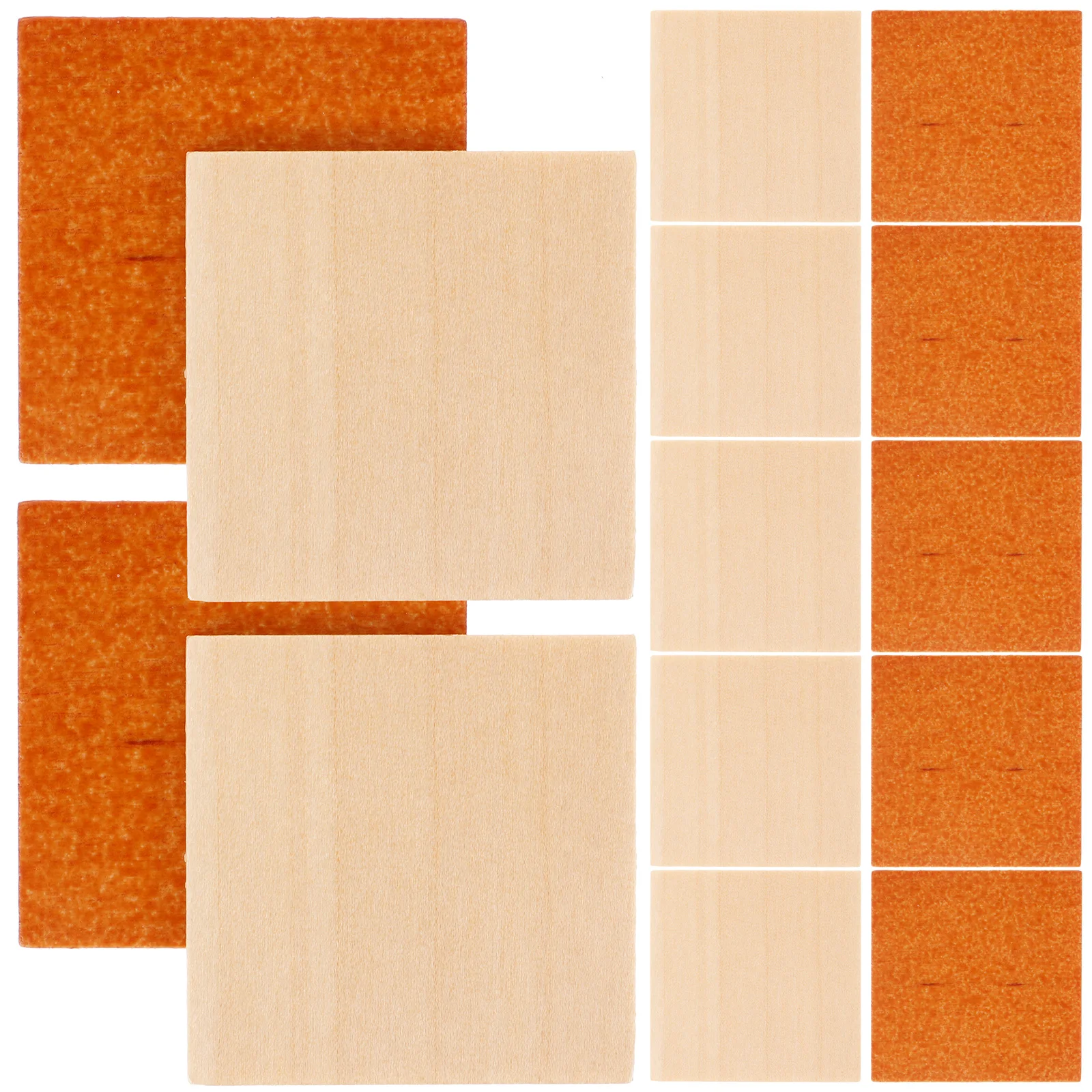 

48 Pcs Wooden Checkerboard Floor House Dollhouse Decor Floors for Furniture