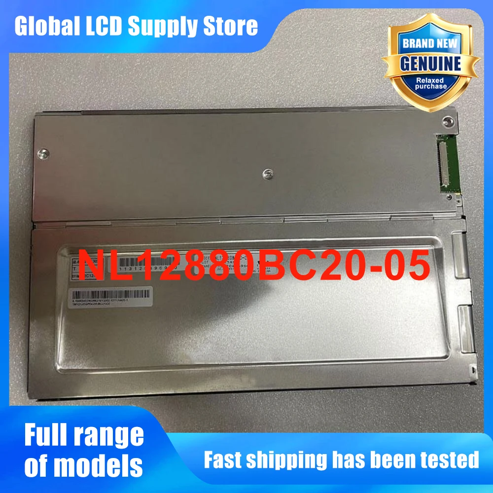 NL12880BC20-05 12.1 Inch 1280*800 LCD Screen Display Panel Replacement for Industrial Control Laptop LCD Display Panel