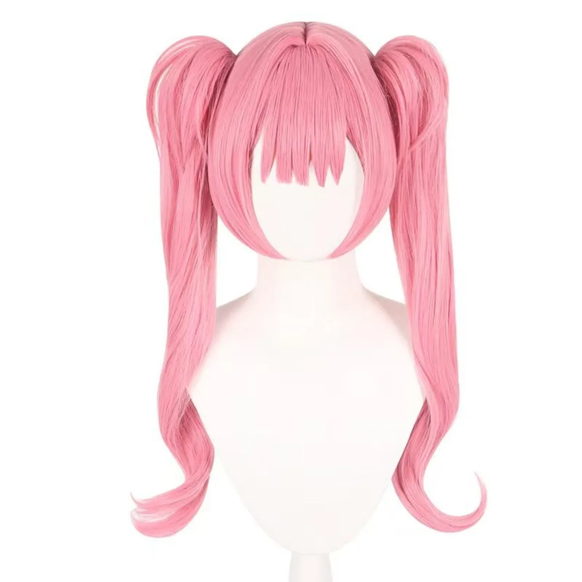 Li Tianxi Cosplay Wig from Link Click: Pink Hair with Versatile Twin Tails Full Wig Set