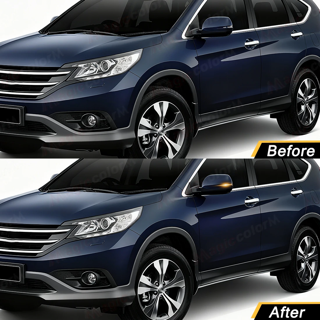 مرآة الرؤية الخلفية بدوره مصباح إشارة لهوندا أوديسي أكورد CR-V XRV صالح جاز سيتي Vezel سبيور الهجين LED الوامض المؤشر #6