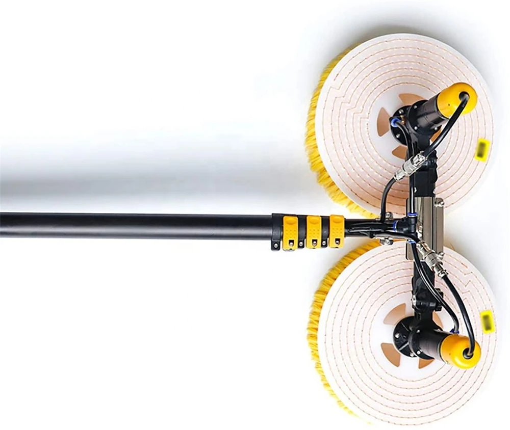 

Уникальное средство для очистки солнечных панелей Zhenda 3,5 м/5,5 м/7,5 м с выдвижным полюсом и длинной ручкой и щетками, эффективная чистящая машина