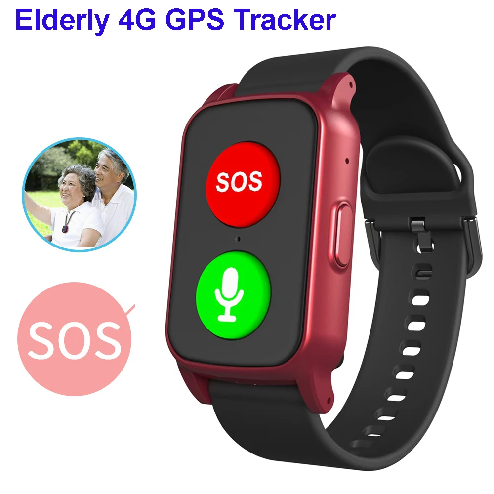 Image of 4G GPS-Tracker für Senioren: Modisches Armband zur Standortverfolgung mit Smart-Herzfrequenzmessung, Temperaturanzeige und Anti-Verlust-Funktion