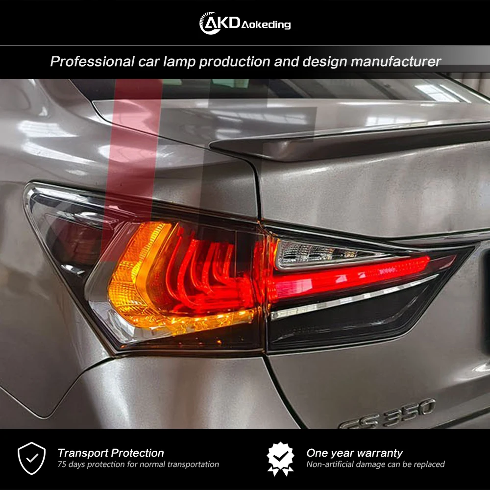 Akd Achterlicht Voor Lexus Gs 250 Gs 350 Led-Achterlichten 2013-2020 Gs200 Mistlichten Dag Hardlooplicht Drl Tuning Auto-Accessoires