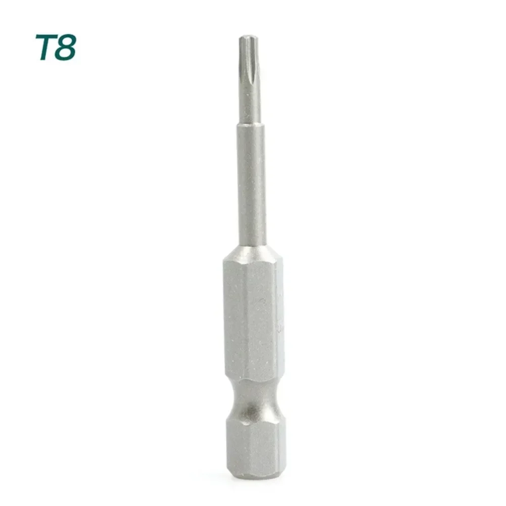 1pc Torx Screwdriver Bit W/Hole Magnetic Single Head Hex Torx Cross Electric Screwdriver T5/T6/T7/T8/T9/T10/T15/T20/T25/T27/T30