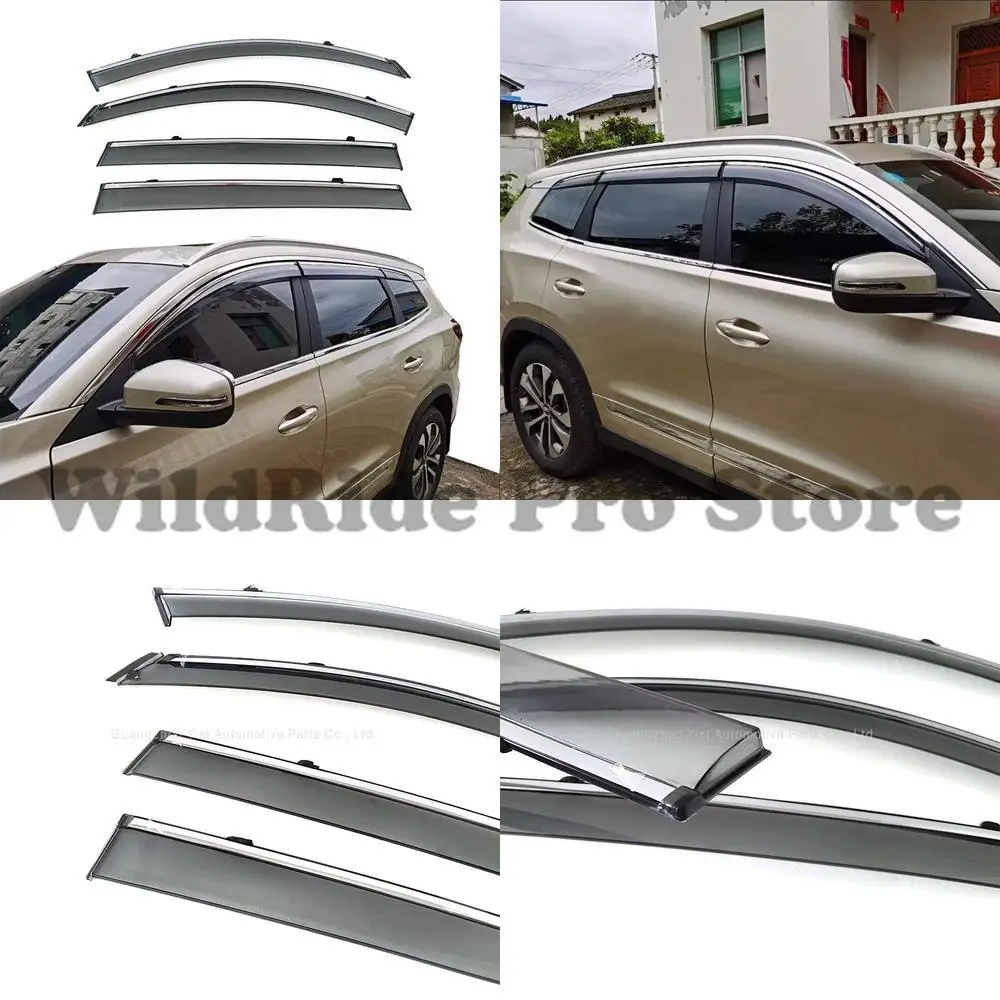

1 set Chery Tiggo 8 specific plastic injection window rain visor thickened hook rain shield