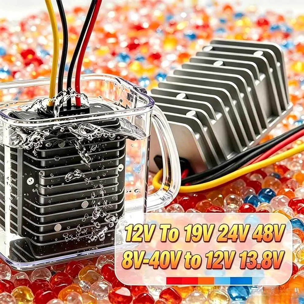 DC/DC Converter 12V Step Up To 24V (10-20)A Boost Voltage Regulator Power Supply Module Boost Transformer For Car Truck Vehicle