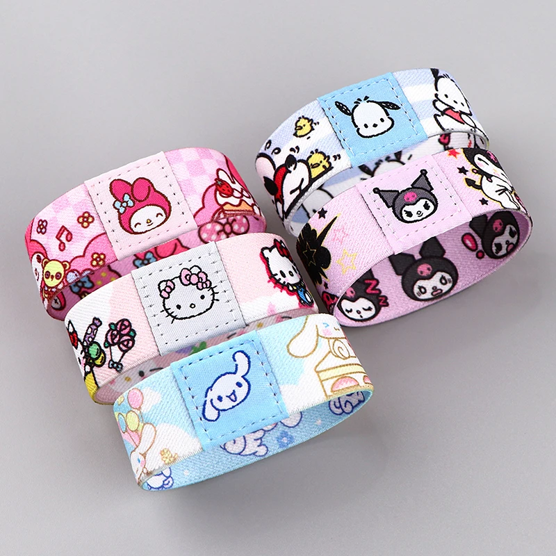 Kawaii Anime Cute Cat Bracelet For Women Men Armband Sport Wristband Elastic Bangle Bracelets Fashion Accessories Friends Gift