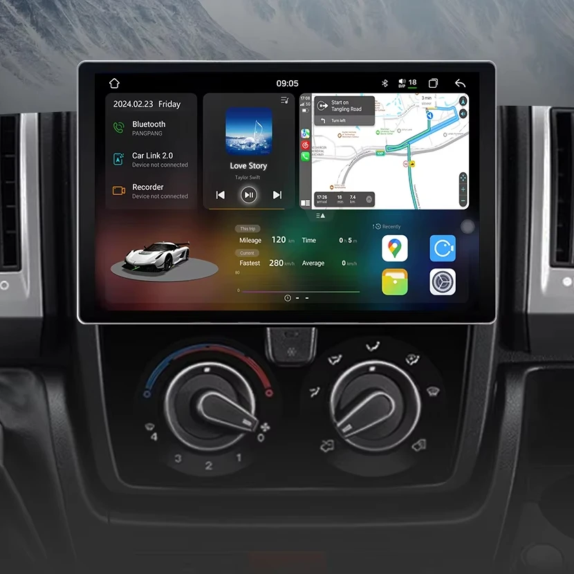 

Junsun X9 Carplay Android Car Radio for Fiat Ducato Peugeot Boxer 2 Citroen Jumper 2 2006-2022 Car DVD Player 2K QLED 2000*1200P