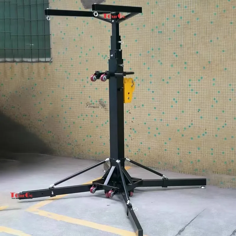 Line Array Crank up Lifting Tower Speaker Stand for Event Speaker Truss