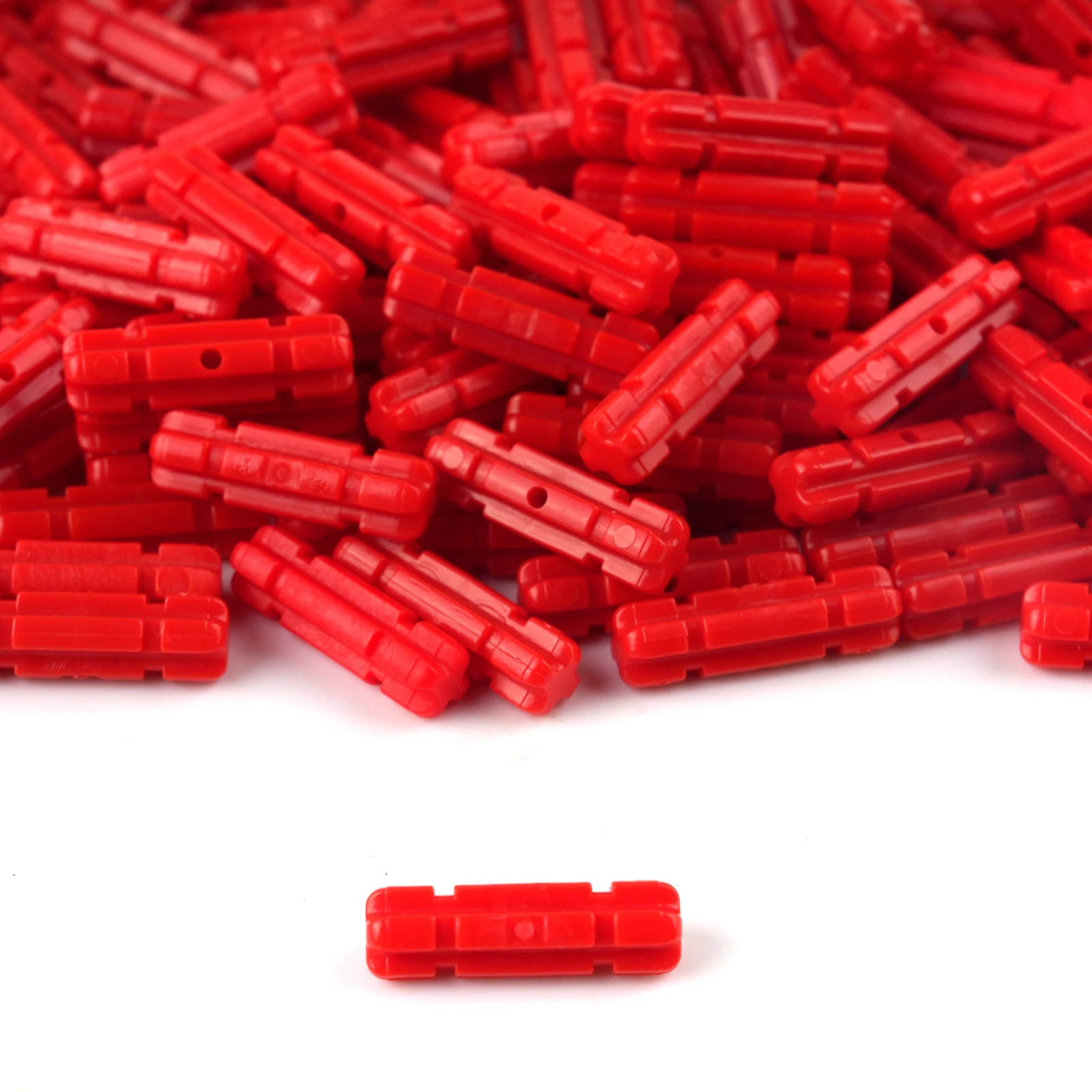 50個/ロット 3704 32062 アクスル2L ノッチ付きブロック コレクション バルク モジュラーGBCおもちゃ テクニカルMOCセット ビルディングブロック用