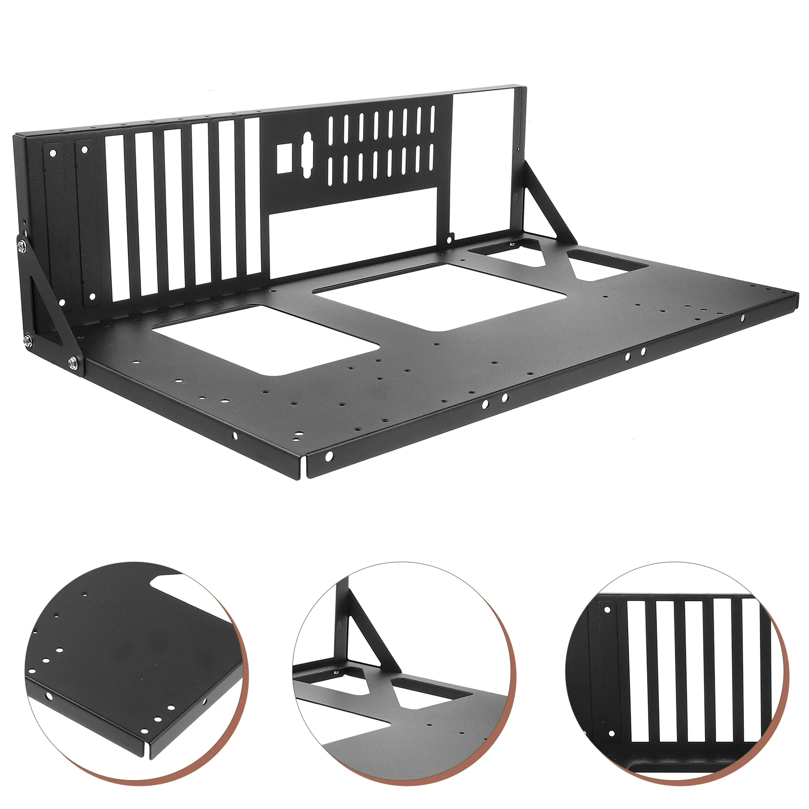 Motherboard Holder ATX Steel Shelf Computer Metal Bracket Cold Rolled Plate Frame Chassis