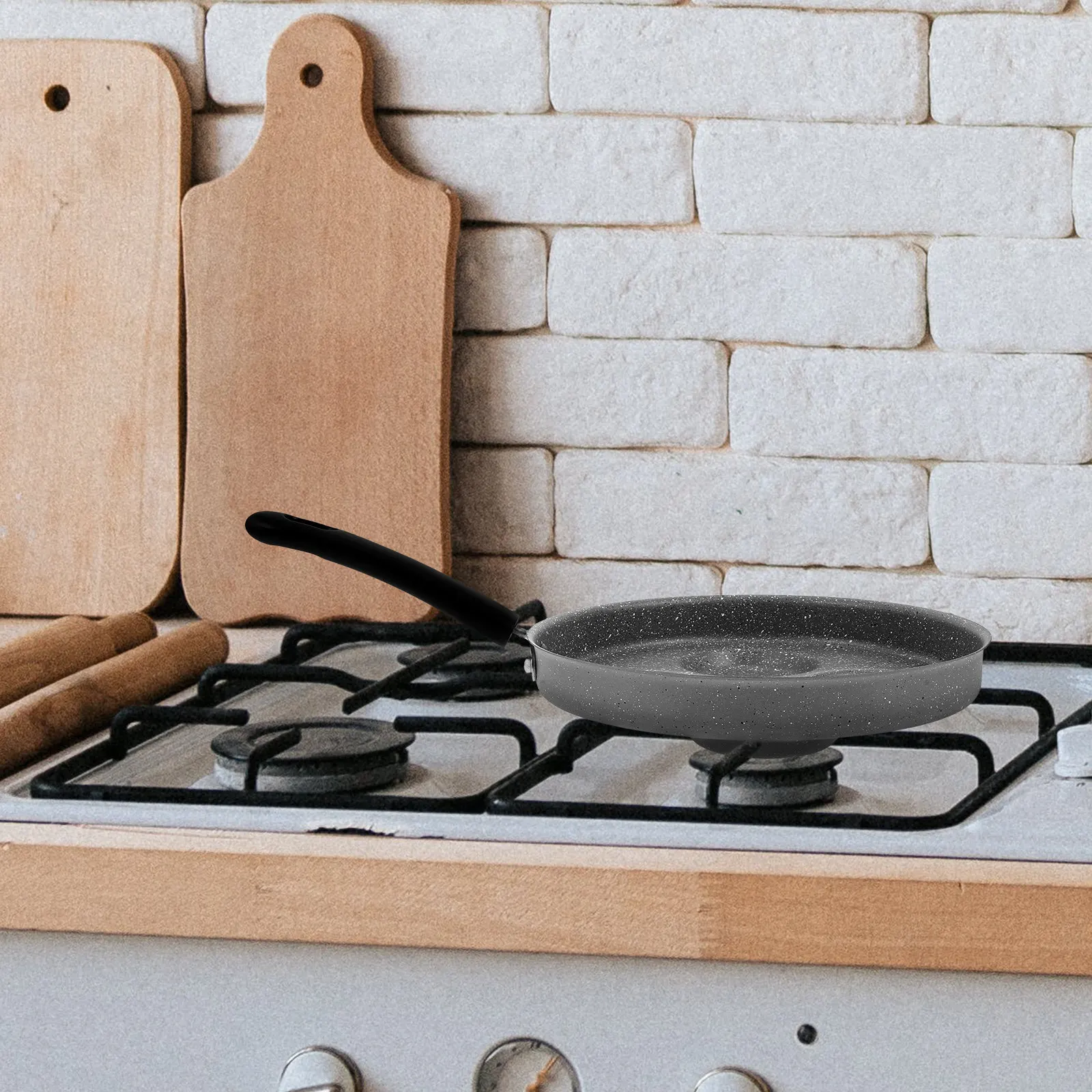 4-Hole Nonstick Egg Frying Pan Universal Small Fry Pan for Breakfast Pancakes Eggs on Gas Induction Electric Cooker
