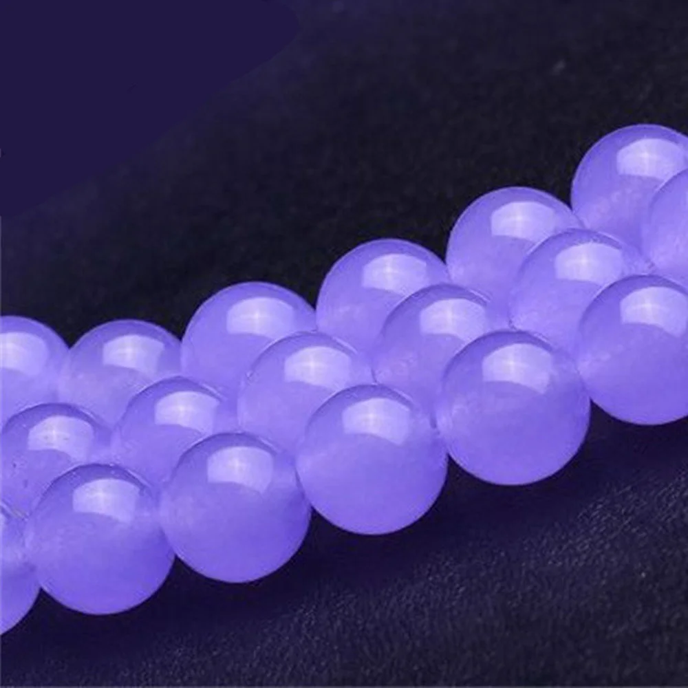 Free hot new Natural 8mm Purple Alexandrite Round Loose Bead 15\'\' A++ H012