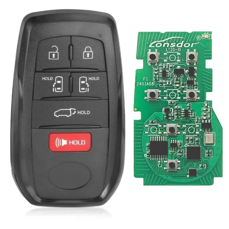 Lonsdor For Toyota Sienna Venza Tacoma Tundra 2021-2024 BZ4X Keyless Go Smart Key 8A Chip  Support K518 K518ISE KH100+ Generate