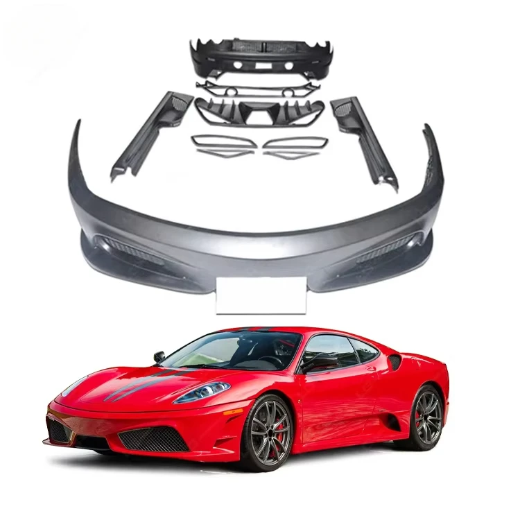 

SC Style Carbon Fiber Bodykit for Ferrari F430 with Front Rear Bumper Side Skirts Diffuser