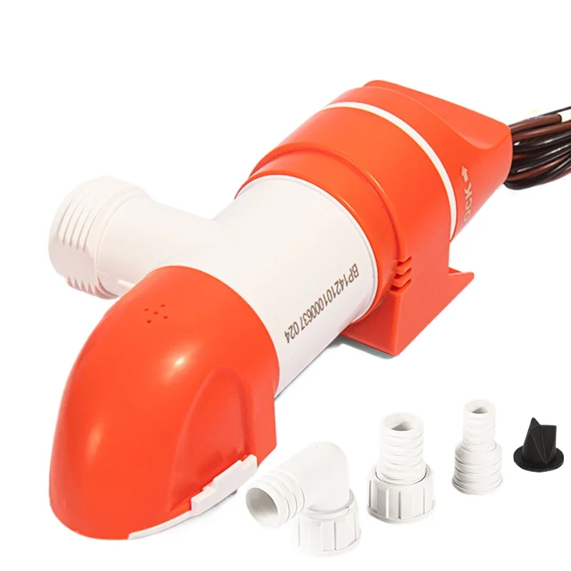 

Морской насос узкопрофильный горизонтальный - Автоматический трюмный насос 12В/24В DC для лодок