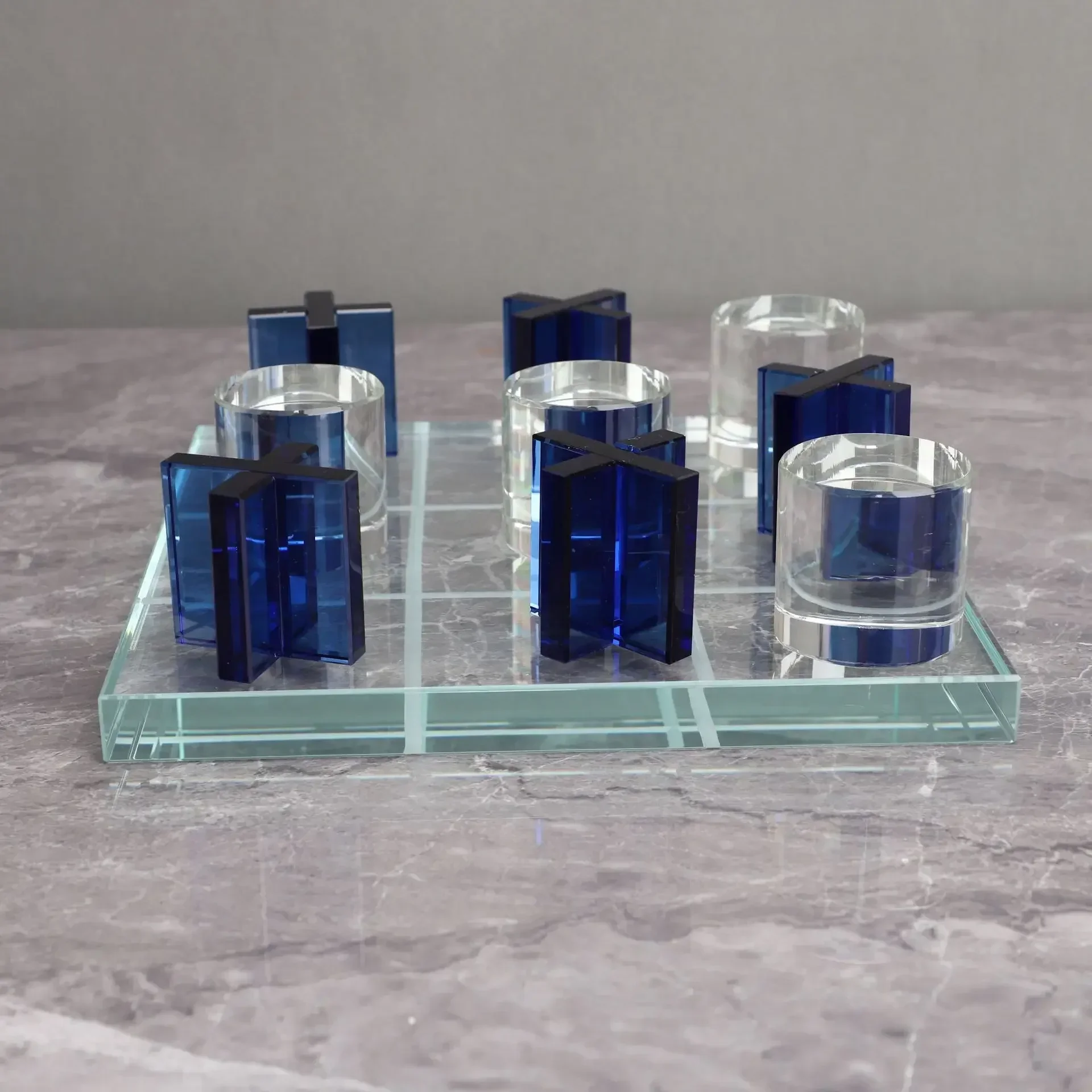 أسعار الجملة لعبة الشطرنج لوحة الانطباع الأزرق والأبيض مجموعة المبيعات الساخنة #6