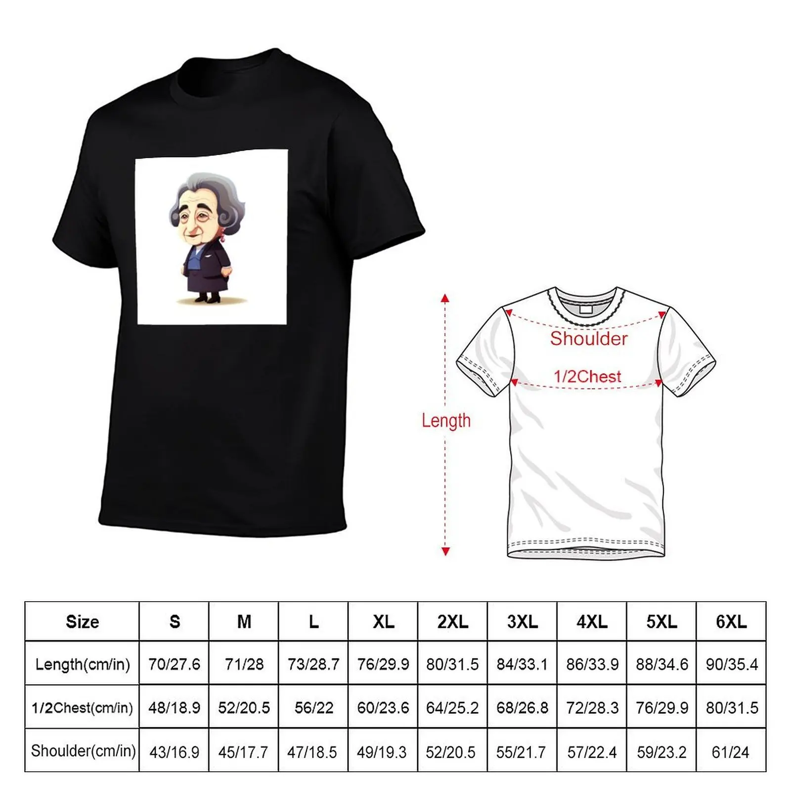 Golda Meir cute style T-Shirt Functional Casual Short Sleeve Tee