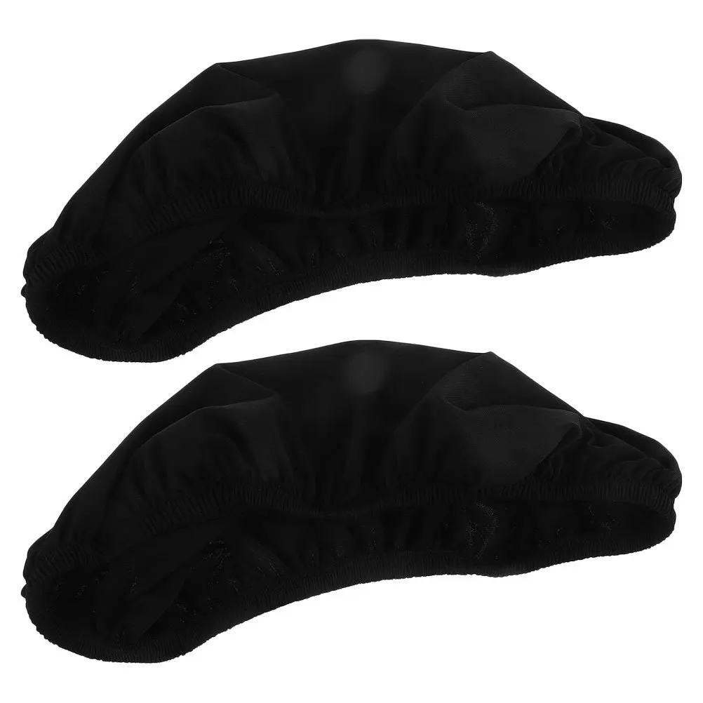 

2Pcs Black Toilet Tank Lid Cover Washable Spandex Stretchable Toilet Protector Bathroom Soft Tank Lid Replacement