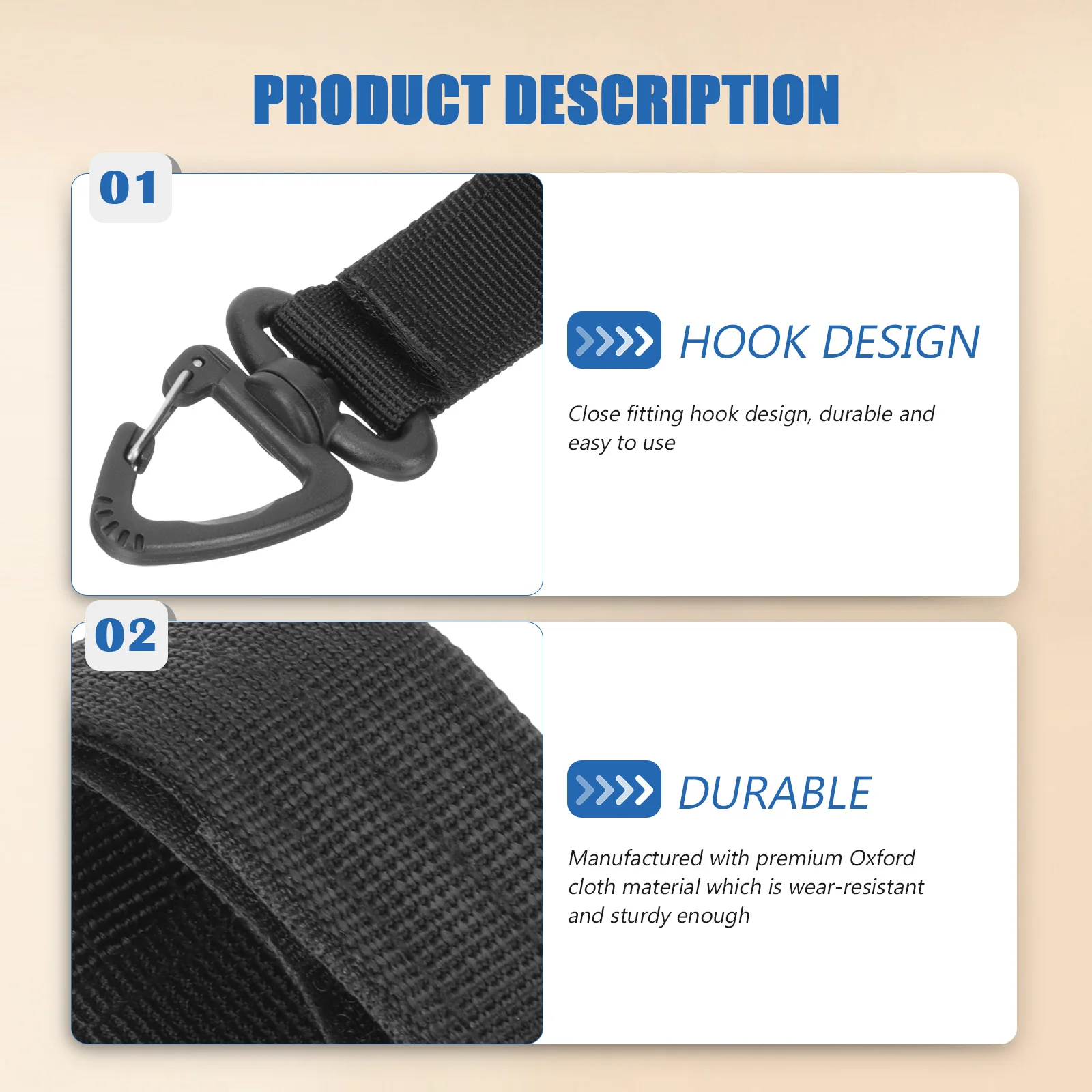 

2pcs Professional Glove Holders Multi-Function Leashes Camping Accessories Outdoor Survival Strap Lightweight Sturdy