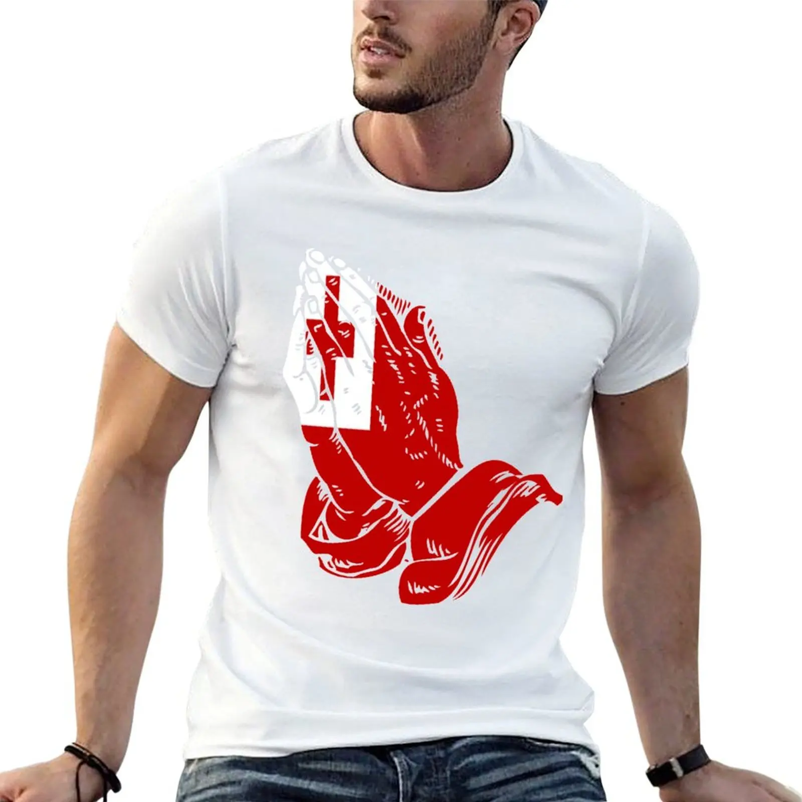 

Praying Tonga Hands shirts Gift man t For Tongan plain man T-Shirt t shirt for men Flag
