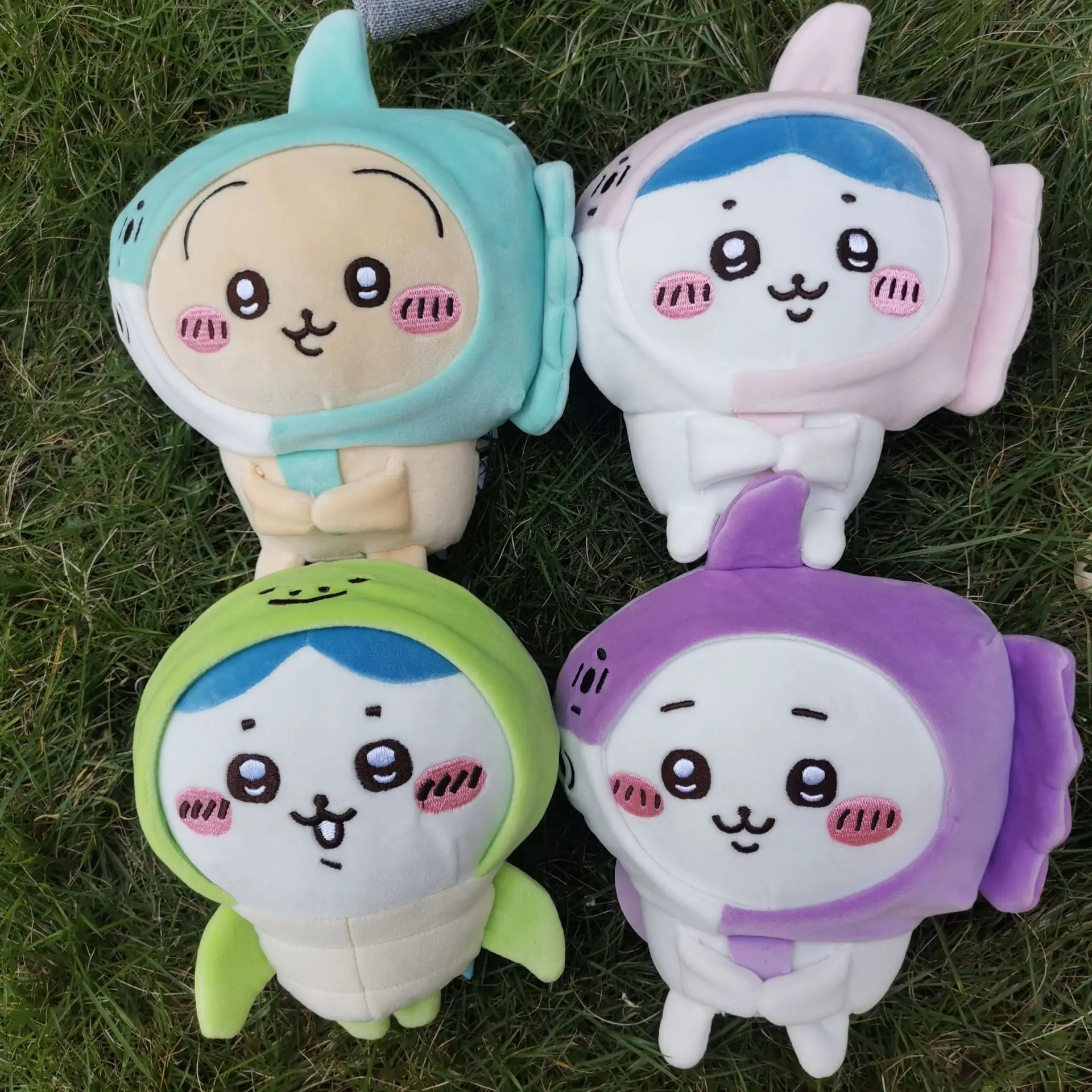 Chiikawa Jiikawa Aquarium Plush Doll Small Pendant Usaki Xiaohachi Jiyi Plush Toy Ornaments Decoration Girls Gifts