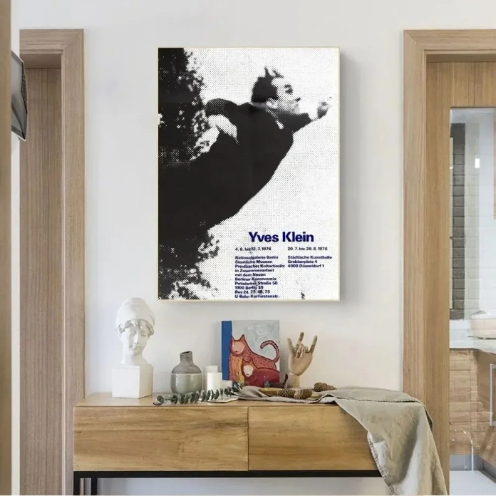 Yves Klein Poster No Framed Poster Kraft Club Bar Paper Vintage Poster Wall Art Painting Bedroom Study Stickers