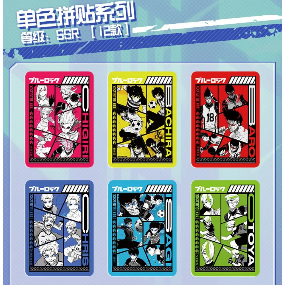 Original BLUE LOCK Collection Cards For Fans Anime Popular Characters Isagi Yoichi Chigiri Hyoma Polaroid Series Card Toys Gifts