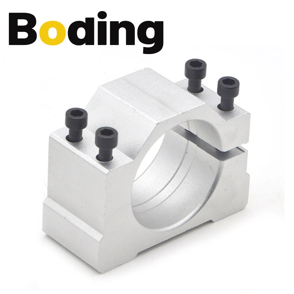 BODING CNC Router Machine Spindle Clamp Diameter 48mm 52mm Spindle Motor Clamp for 300w 400w 500w 600w Motor Mounts Bracket