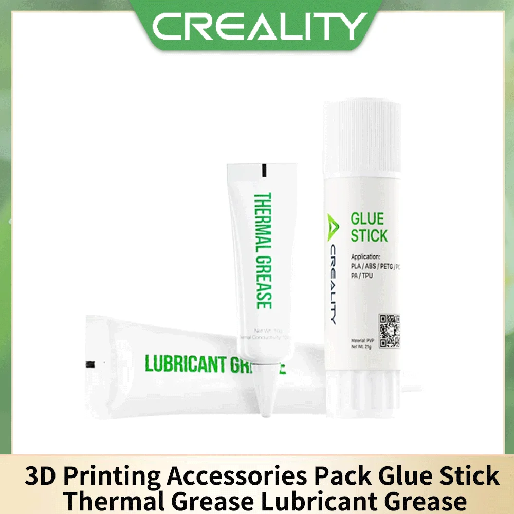 

Original Creality 3D Printing Accessories Pack Glue Stick Thermal Grease Lubricant Grease in One Package for All 3D Printer
