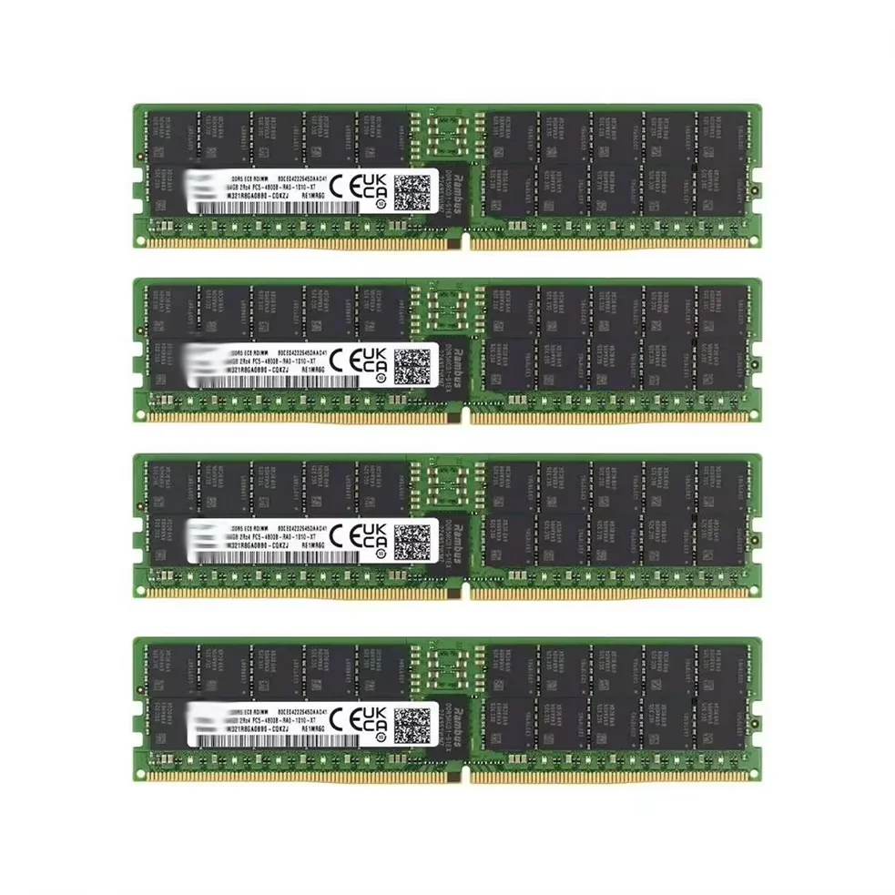 High Performance 32GB DDR5 4800MHz PC5-38400 ECC RDIMM 2Rx8 DualRank1.1V Registered DlMM 288-Pin For Server RAM M321R4GA3BB6-CQK