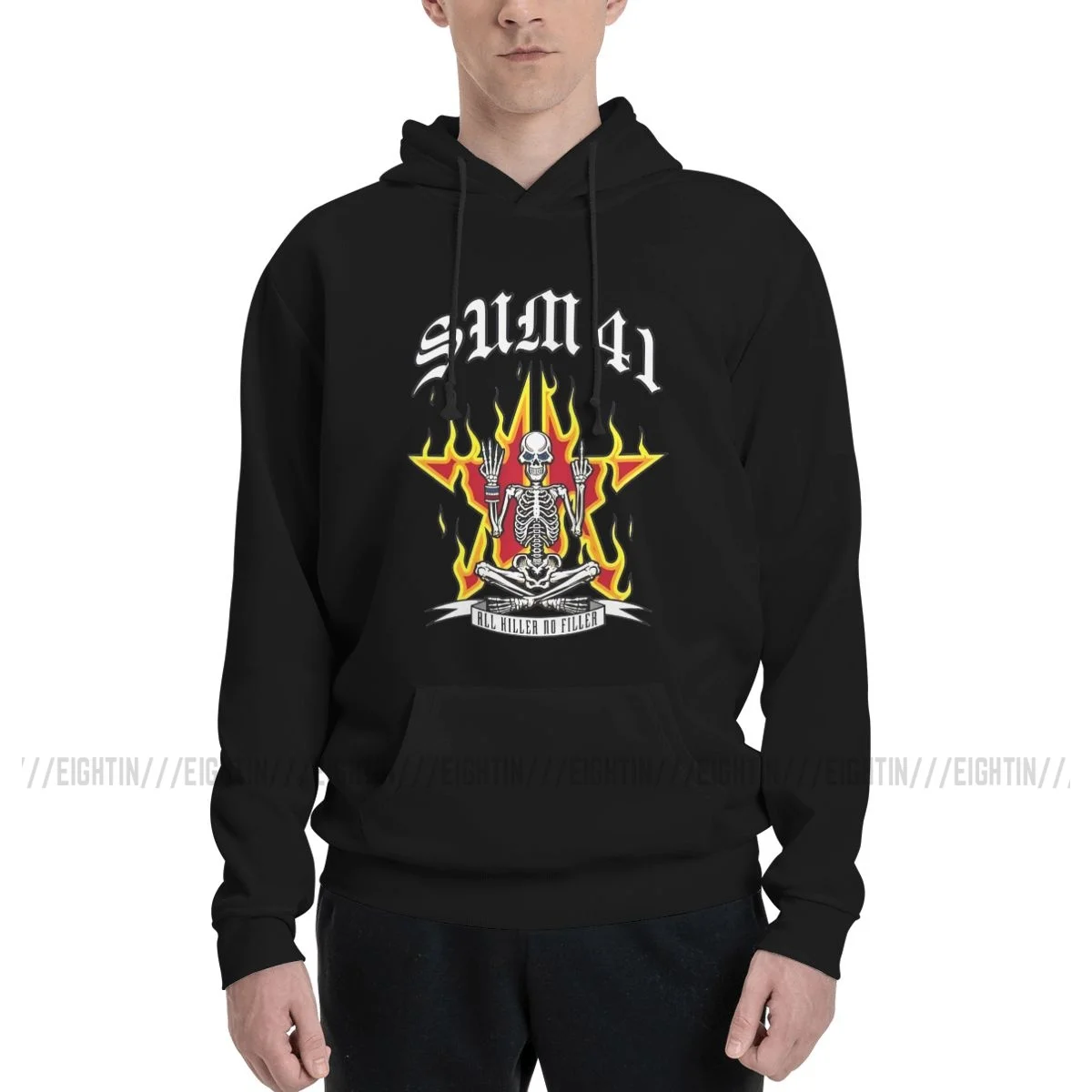 

Sum 41 Sketches Harajuku Sweatshirt Men WomenPunk Music Long Sleeve Hoodie Autumn Pullovers