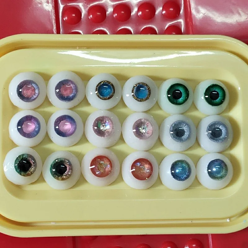 Doll Eyes 10/12/14/16/18mm for 1/3 1/4 1/6 Bjd Doll Diy Girl Toy Resin Eyeball Diy Change Dress Up Girl Kid Toy Doll Accessories