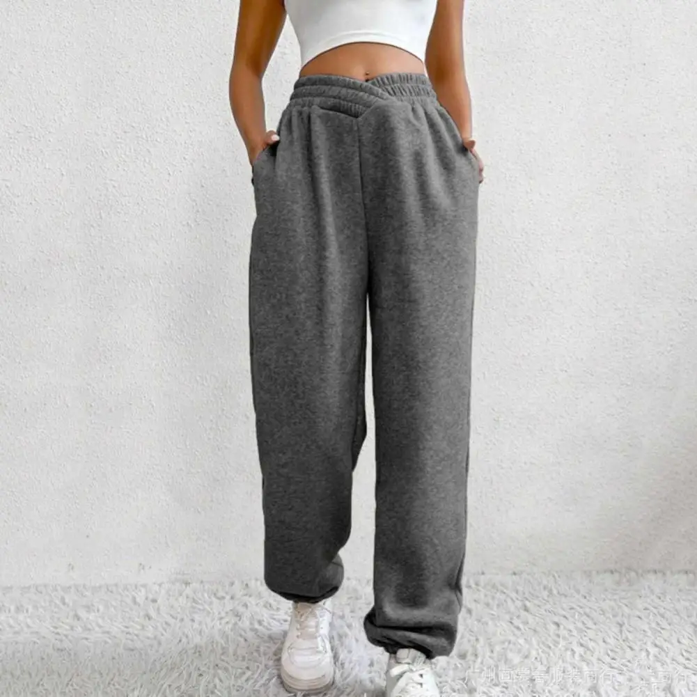 Womens Sweatpants Casual High Quality Luxury Jogging Trousers Versatile Soft Hot Sales Street Elastic Waist Pants