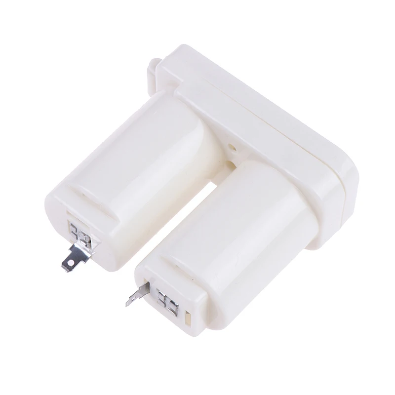 Double Compartments Battery Box For Universal Gas Water Heater Accessories White Plastic Double Battery Case Power Supply