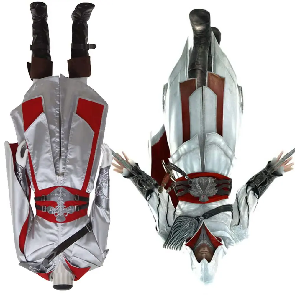 

Костюм для косплея Эзио Аудиторе: верх, брюки, униформа, костюм для мужчин, наряды для вечеринки на Хэллоуин